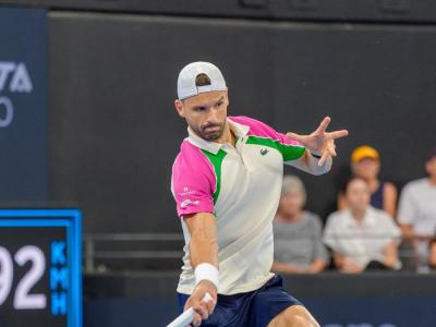 Grigor Dimitrov at Brisbane International